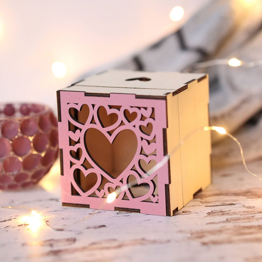 Lasercut Herzbox