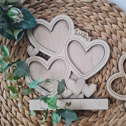 Lasercut Herzensbilder
