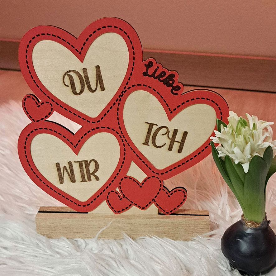 Lasercut Herzensbilder