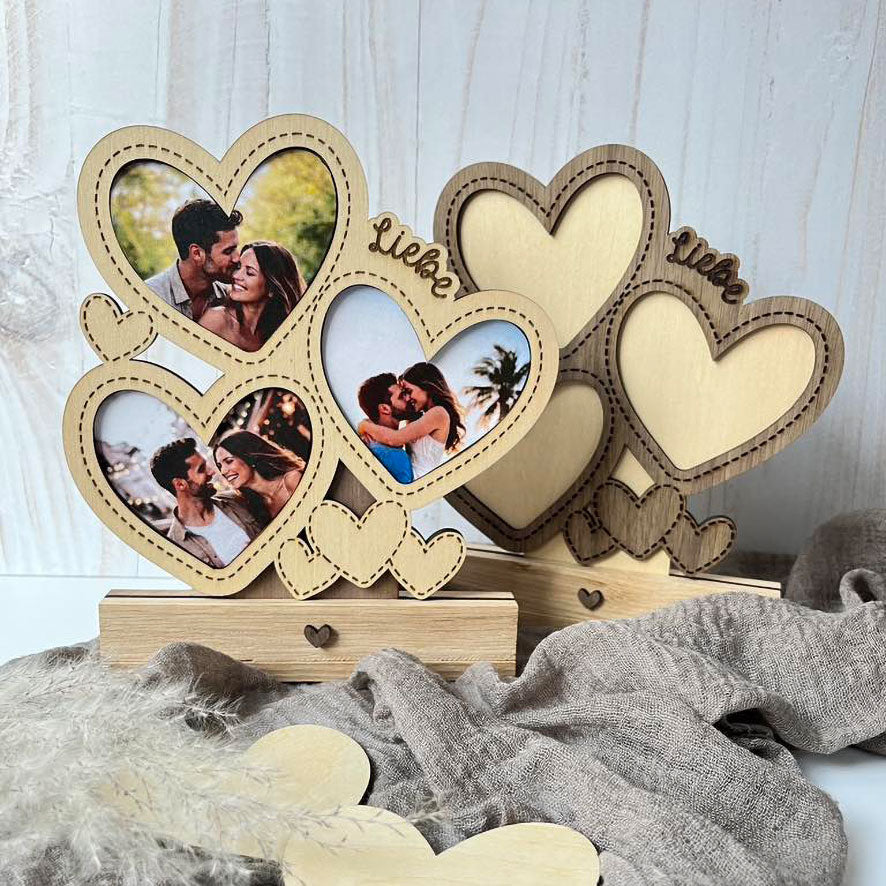 Lasercut Herzensbilder