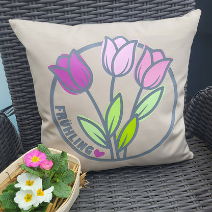 Plotterdatei & Lasercut Frühlingstulpen