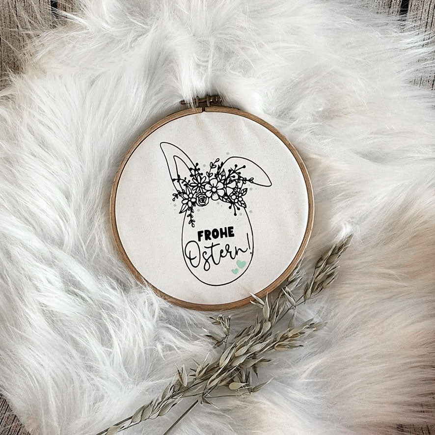 Plotterdatei Blumen-Ei