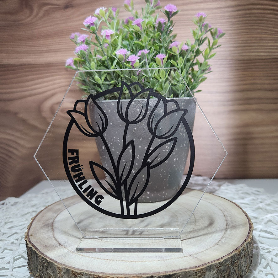 Plotterdatei & Lasercut Frühlingstulpen