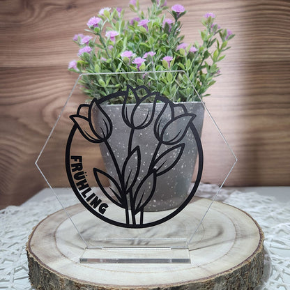 Plotterdatei & Lasercut Frühlingstulpen