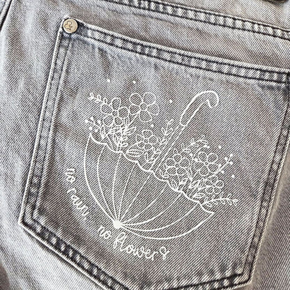 Plotterdatei No Rain No Flowers