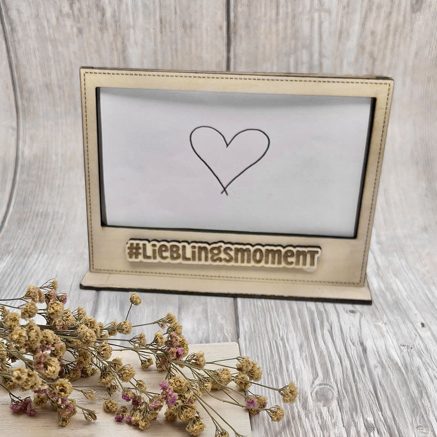 Lasercut PolaroidLove
