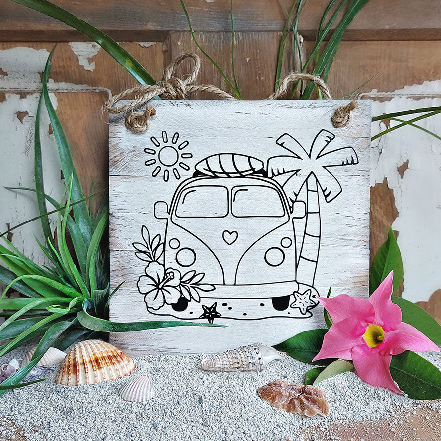Plotterdatei Beach Camper