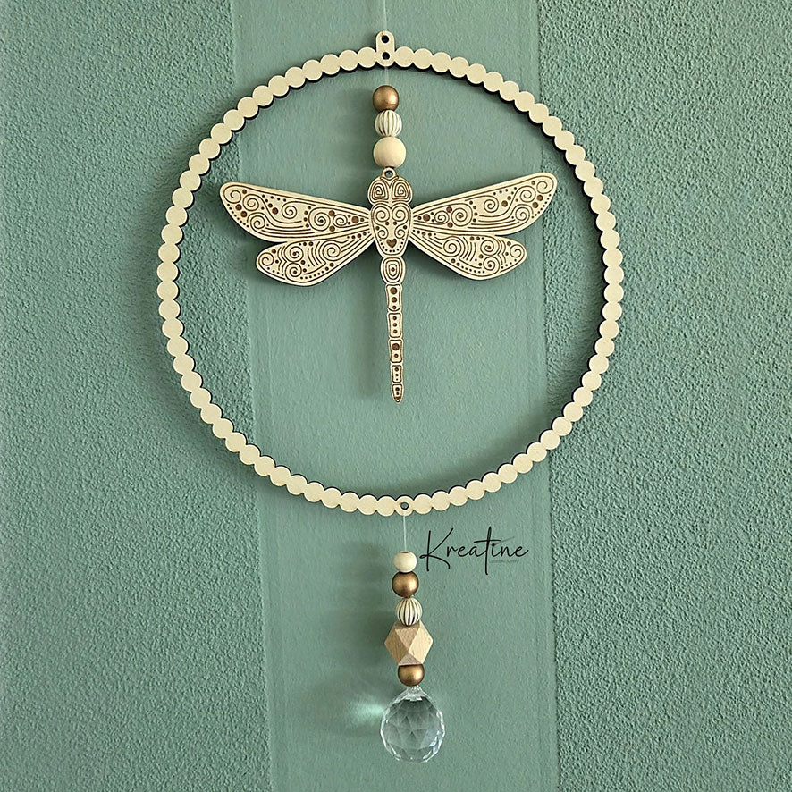 Lasercut Suncatcher Libelle