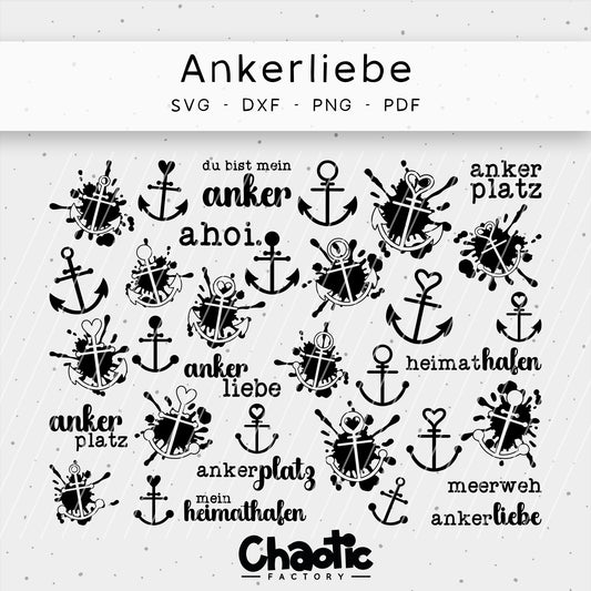 Plotterdatei Ankerliebe