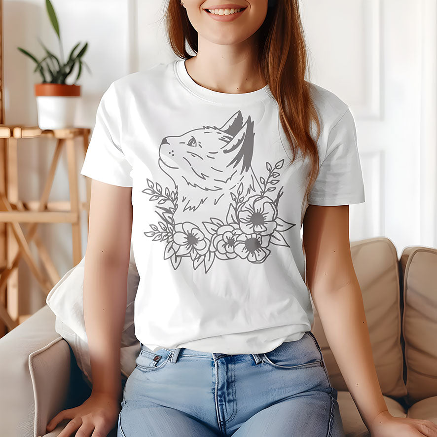 Plotterdatei Boho Katze