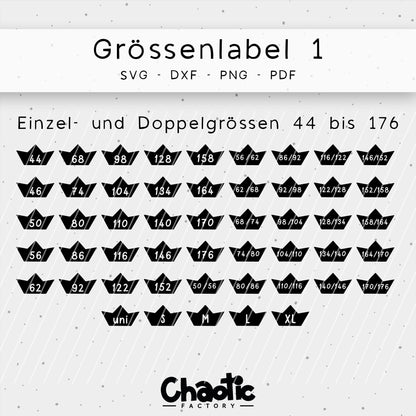 Plotterdatei Größenlabel 1