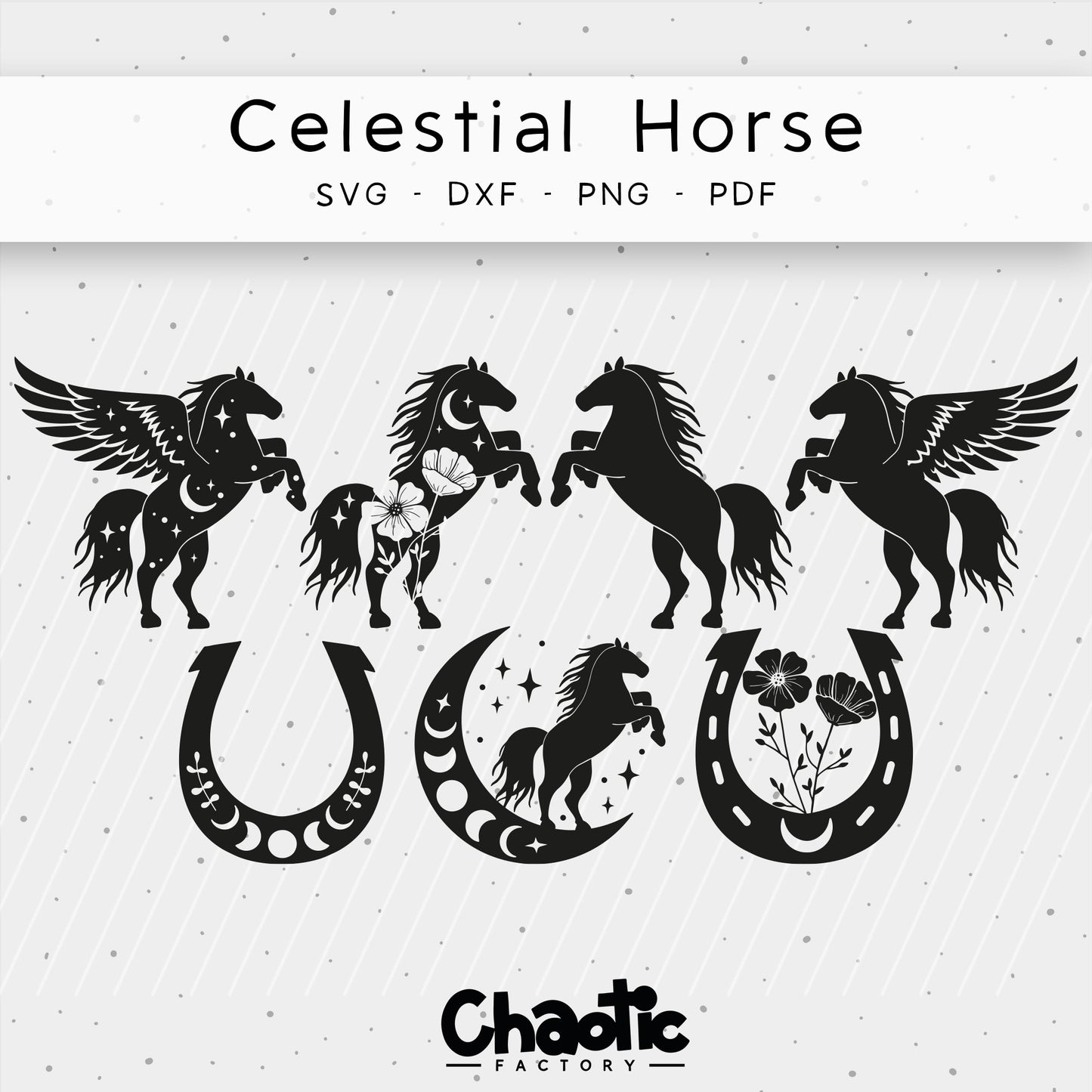 Plotterdatei Celestial Horse