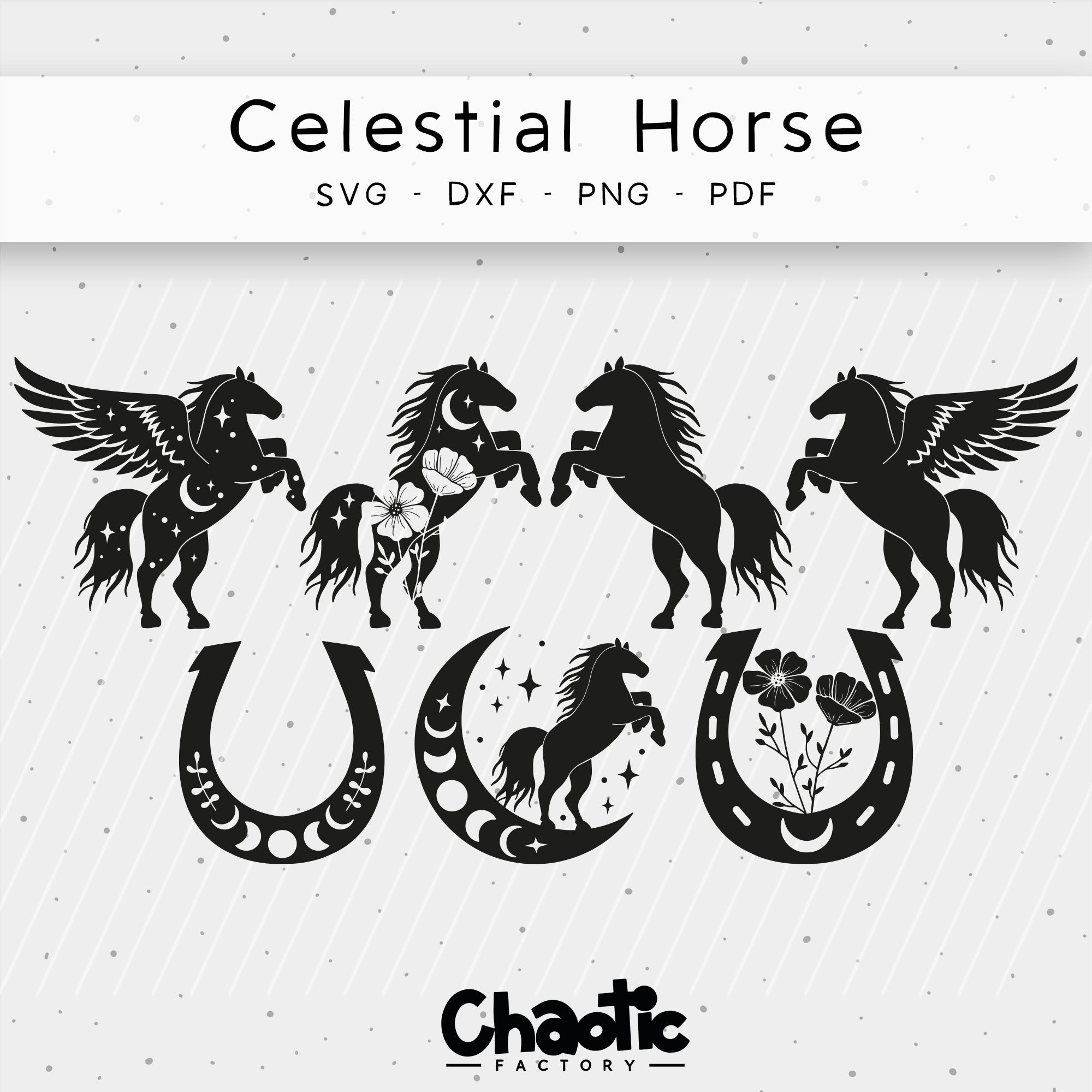 Plotterdatei Celestial Horse