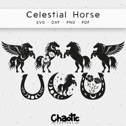 Plotterdatei Celestial Horse