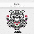 Plotterdatei Eule