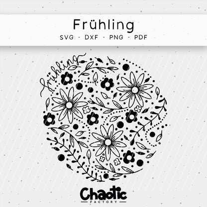 Plotterdatei Frühling (Inkl. Gewerbelizenz)