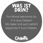 3-Monats-Flat April-Juni 2025 - PLOTTERDATEIEN!