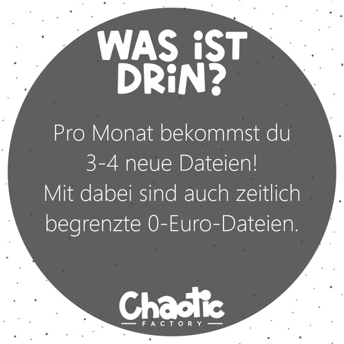3-Monats-Flat April-Juni 2025 - PLOTTERDATEIEN!