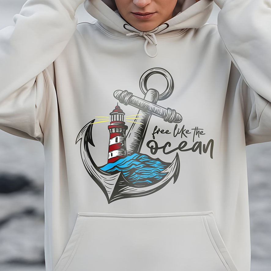 Plotterdatei Free Like The Ocean