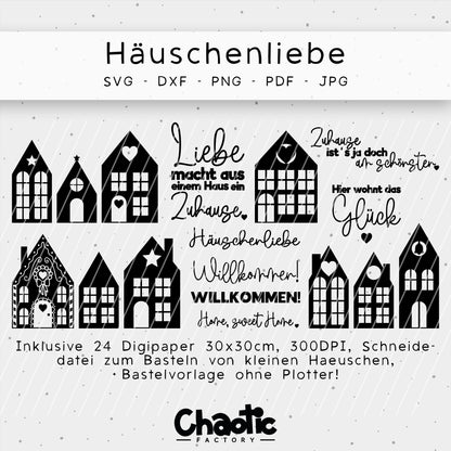 Plotterdatei Häuschenliebe
