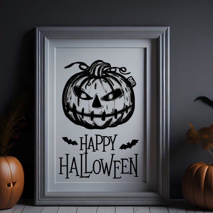 Plotterdatei Scary Pumpkin
