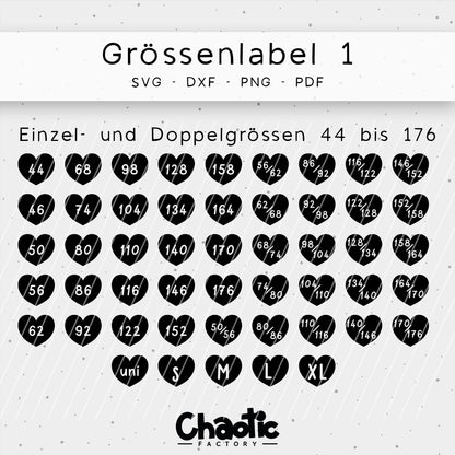 Plotterdatei Größenlabel 1