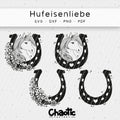 Plotterdatei Hufeisenliebe