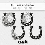 Plotterdatei Hufeisenliebe