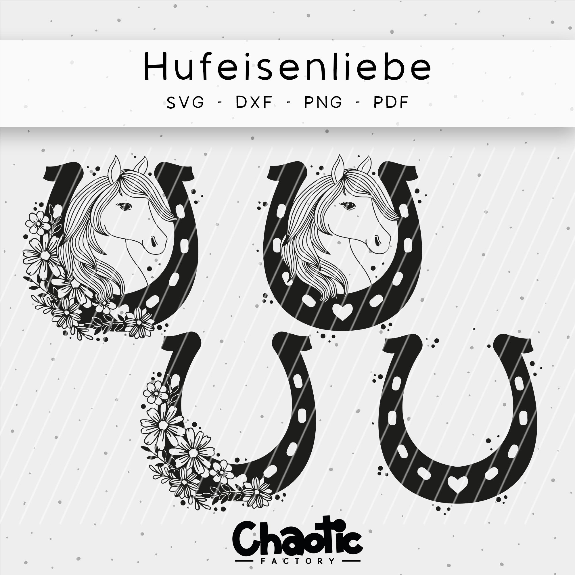 Plotterdatei Hufeisenliebe