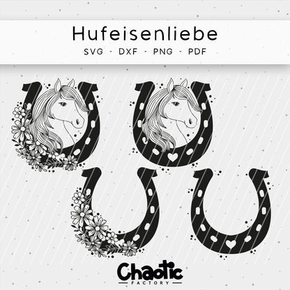 Plotterdatei Hufeisenliebe