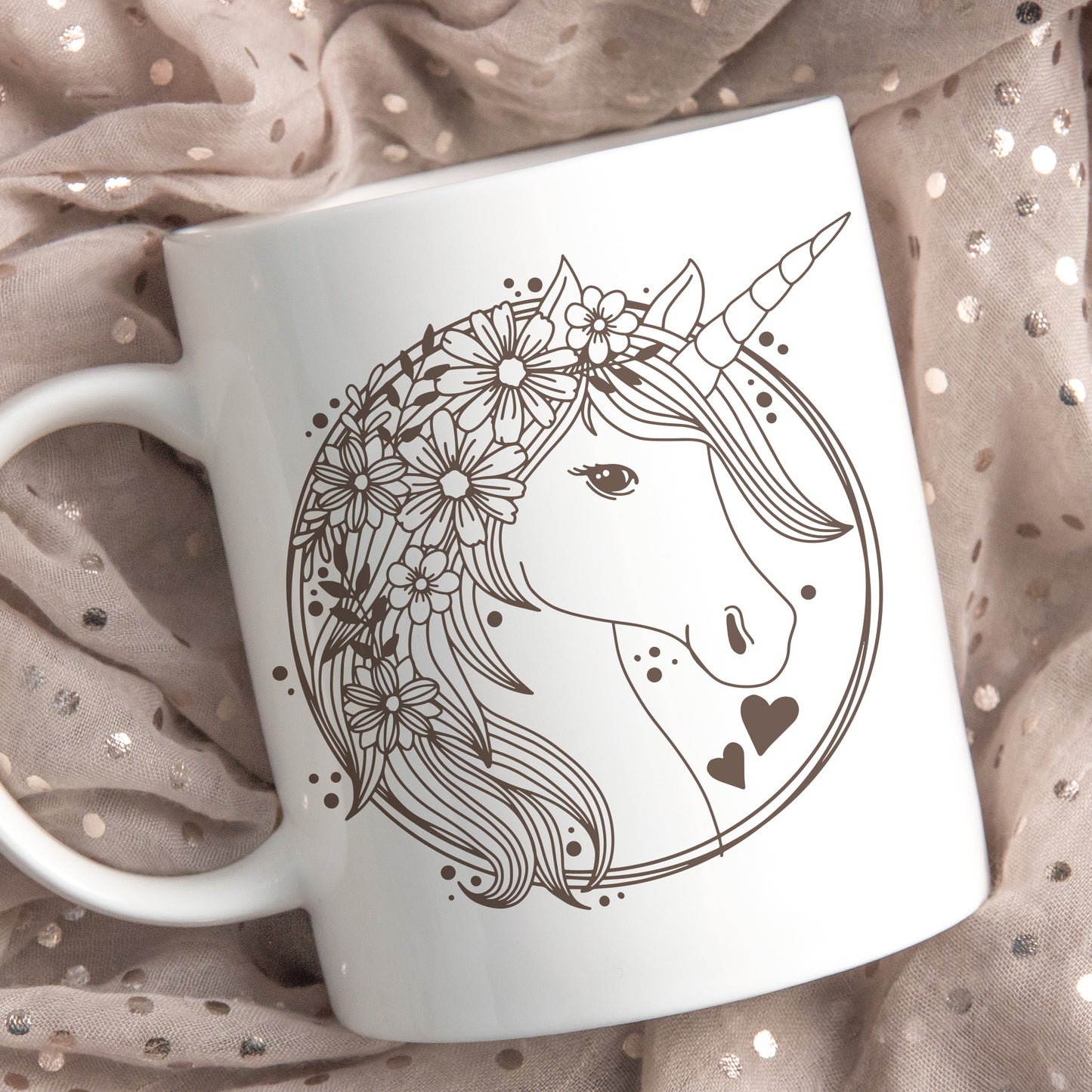 Plotterdatei Ella Einhorn & Penelope Pony