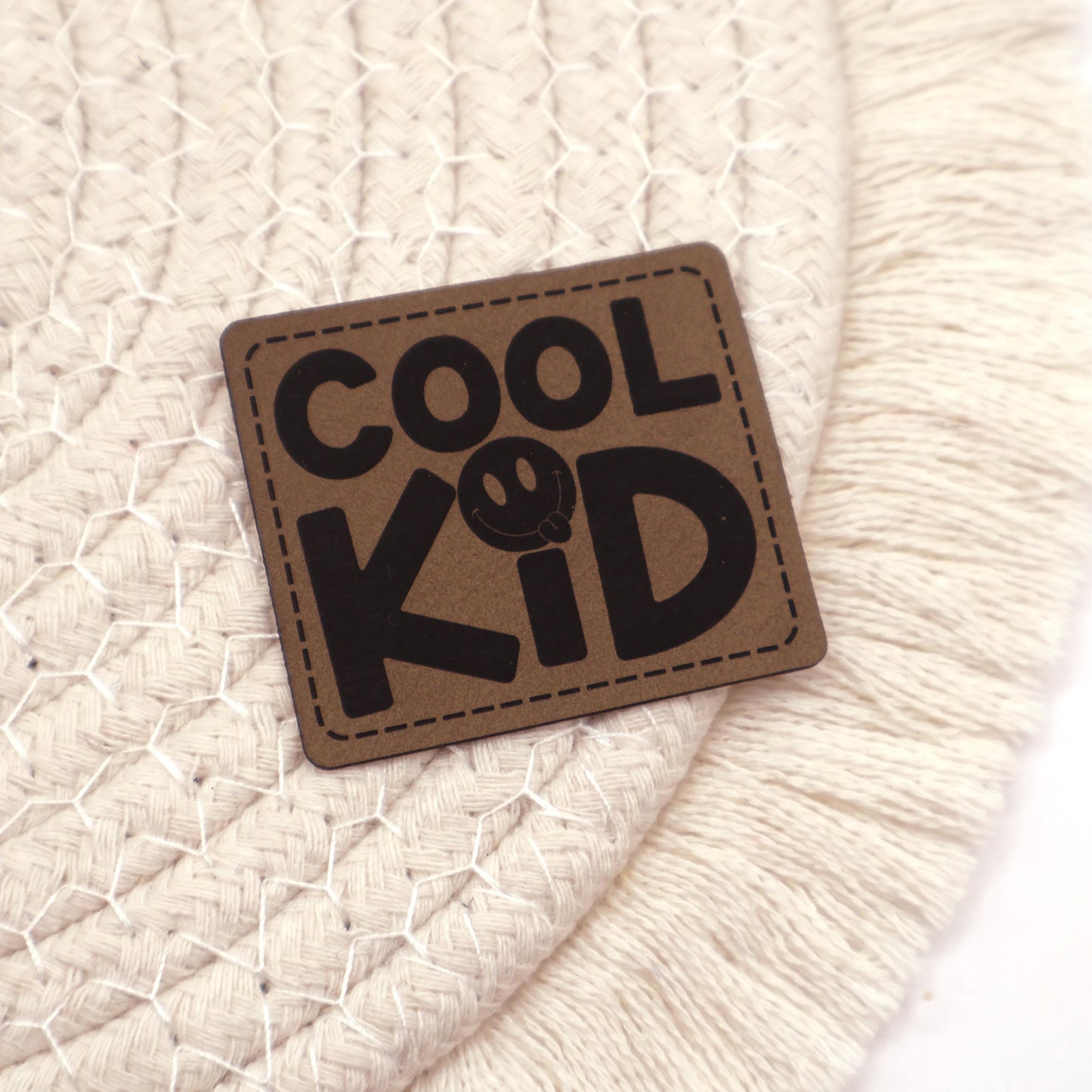 Cool Kid - Kunstleder Patch zum Aufbügeln