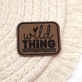 Wild Thing - Kunstleder Patch zum Aufbügeln