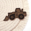 Radlader - Kunstleder Patch zum Aufbügeln