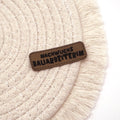 Nachwuchs Bauarbeiterin - Kunstleder Patch zum Aufbügeln