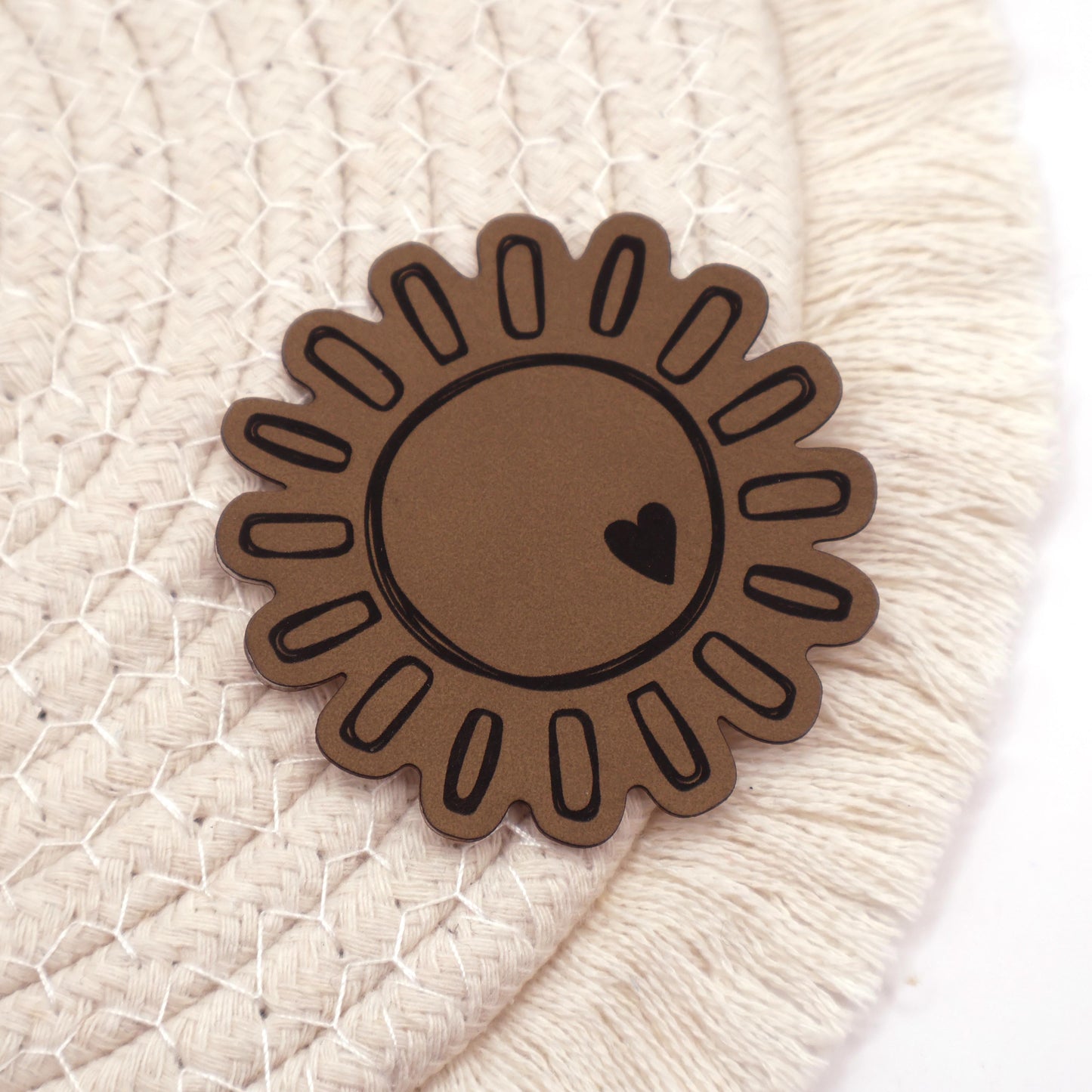 Sunny - Kunstleder Patch zum Aufbügeln