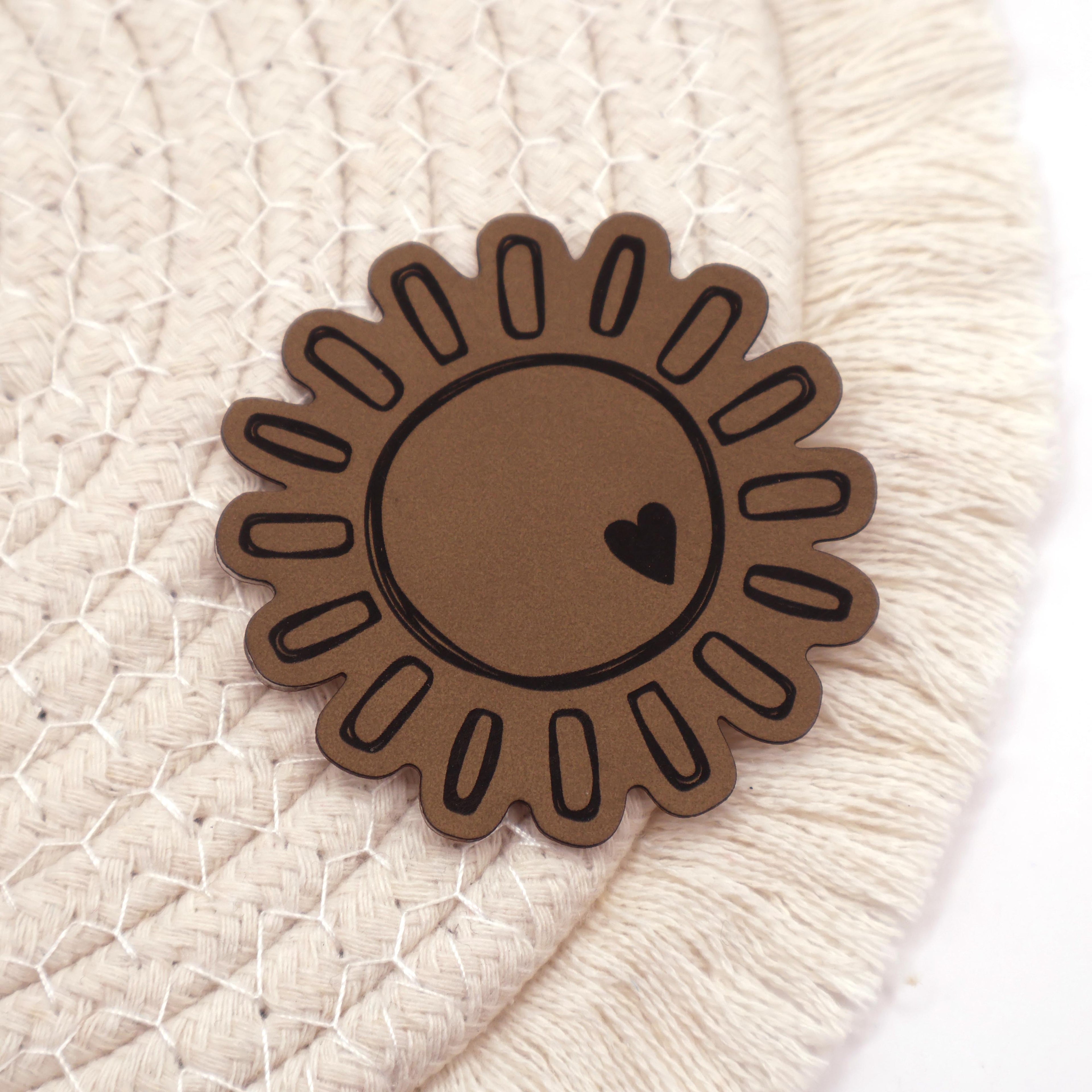 Sunny - Kunstleder Patch zum Aufbügeln