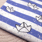 Baumwolljersey Paperboats Hauptstoff