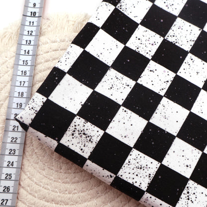 French Terry Cherry Checkers Kombistoff