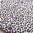 Baumwolljersey LEOLOVE - Violett