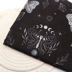 Baumwolljersey CELESTIAL BUTTERFLY Silber