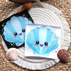 Bügelbild Kawaii Shell