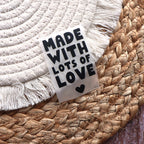 Bügelbild Made with Lots of Love