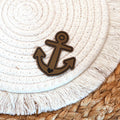 Anker - Kunstleder Patch zum Aufbügeln