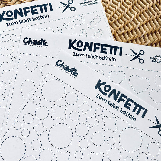 Plotterdatei & Druckvorlage Konfetti!