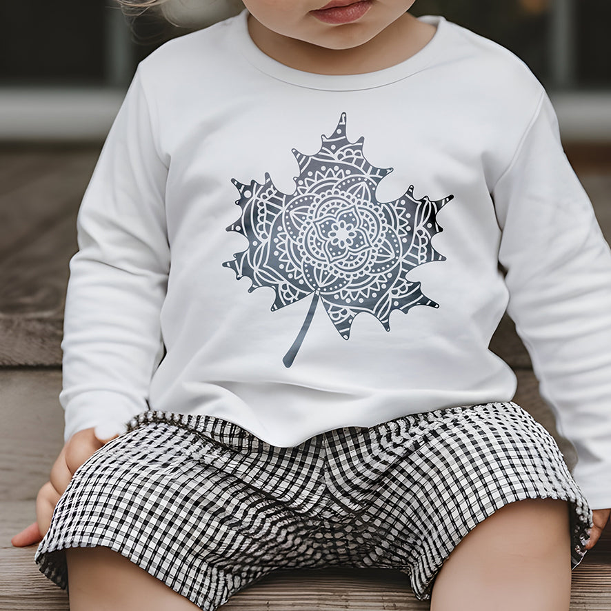 Plotterdatei Mandala Leaves