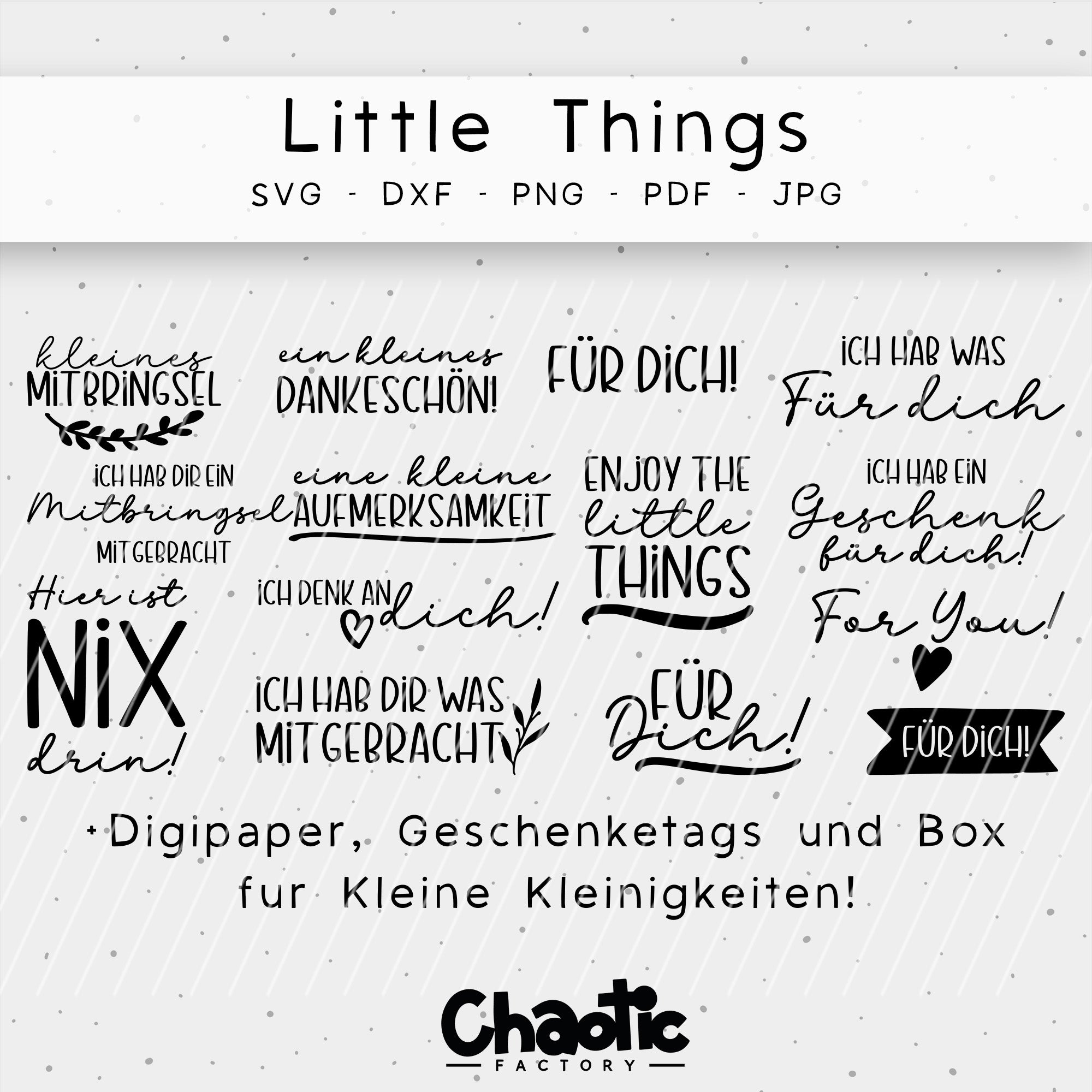 Plotterdatei Little Things