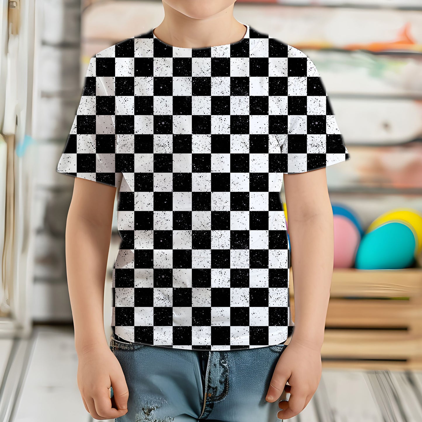 VORBESTELLUNG - French Terry Cherry Checkers Kombistoff