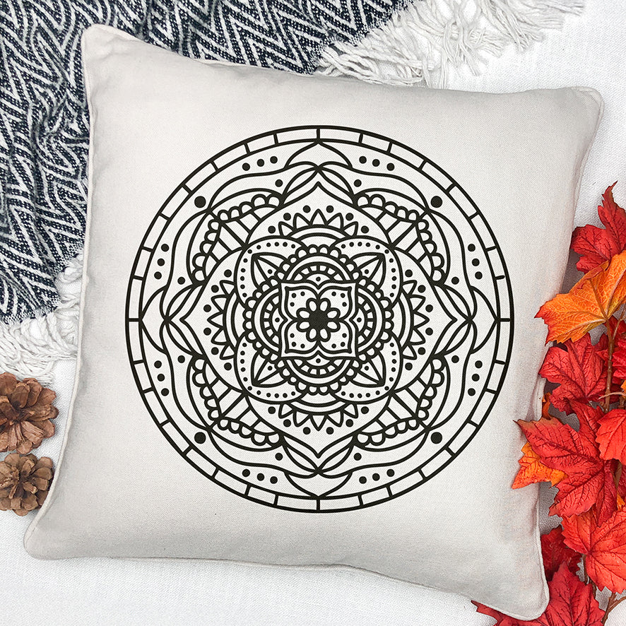Plotterdatei Mandala Leaves