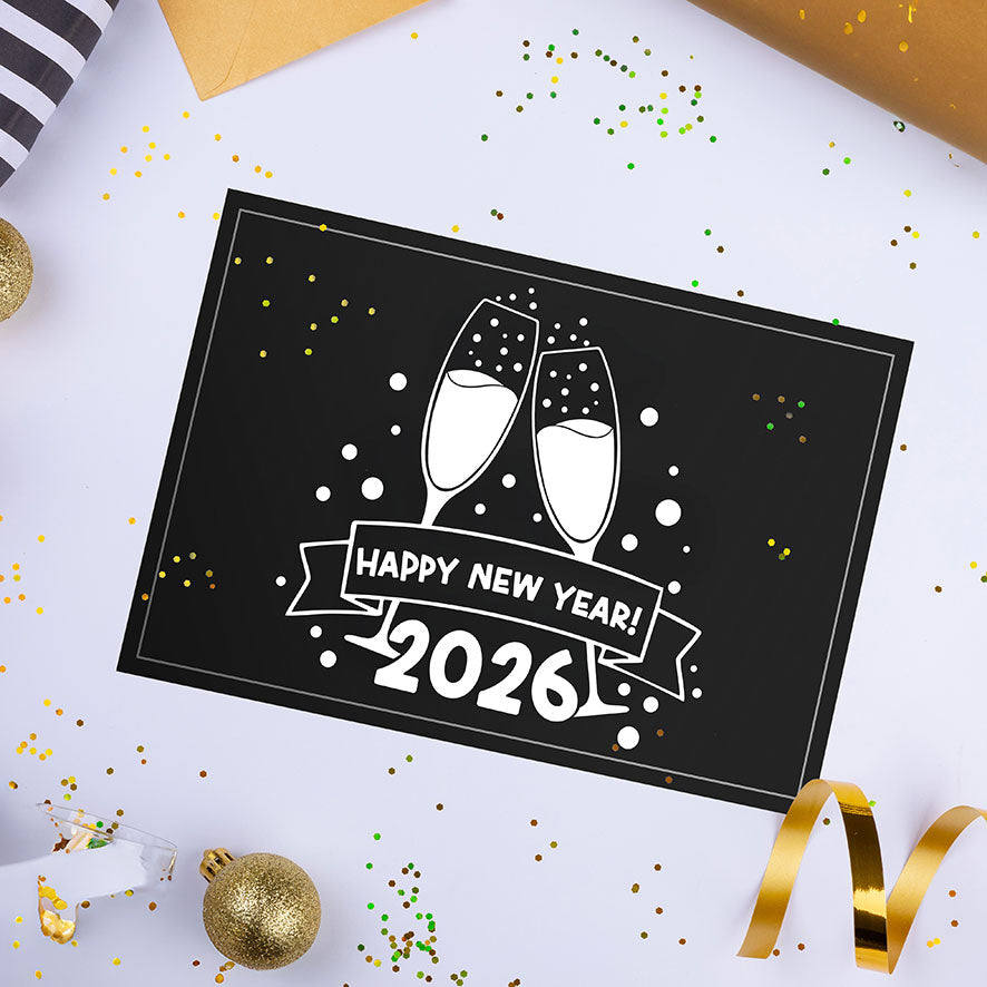 Plotterdatei Happy New Year 2026!